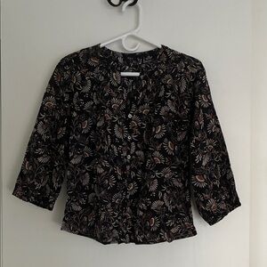NWOT Rails Floral Blouse, Size XS